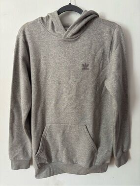 Adidas Grey Logo Hoodie